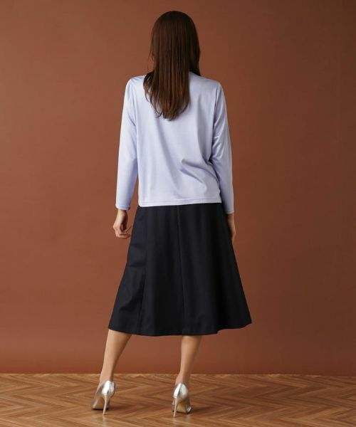 Leilian PLUS HOUSE / レリアンプラスハウス カットソー | ストレッチシルクハイネックカットソー | 詳細3