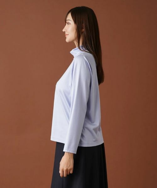 Leilian PLUS HOUSE / レリアンプラスハウス カットソー | ストレッチシルクハイネックカットソー | 詳細5