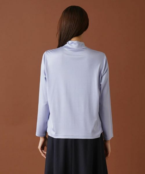 Leilian PLUS HOUSE / レリアンプラスハウス カットソー | ストレッチシルクハイネックカットソー | 詳細6
