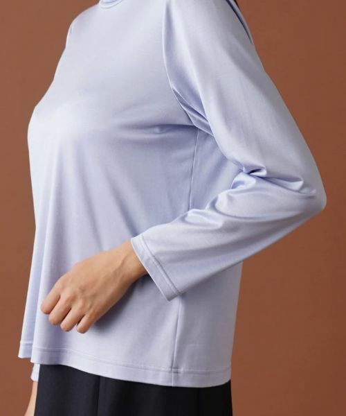 Leilian PLUS HOUSE / レリアンプラスハウス カットソー | ストレッチシルクハイネックカットソー | 詳細9
