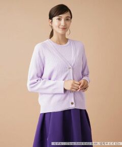 Leilian PLUS HOUSE / レリアンプラスハウス カーディガン・ボレロ | リブVネックカーディガン