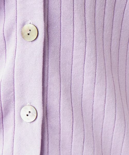 Leilian PLUS HOUSE / レリアンプラスハウス カーディガン・ボレロ | リブVネックカーディガン | 詳細11