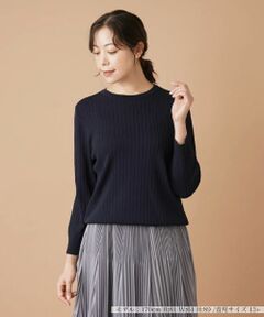 セール】 クルーネックニットプルオーバー【ROCHAS Premiere