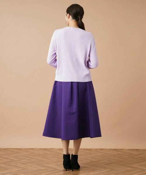 Leilian PLUS HOUSE / レリアンプラスハウス ニット・セーター | リブクルーネックプルオーバー | 詳細3