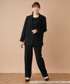 Leilian PLUS HOUSE / レリアンプラスハウス セットアップ | 【ブラックフォーマル】パンツスーツ