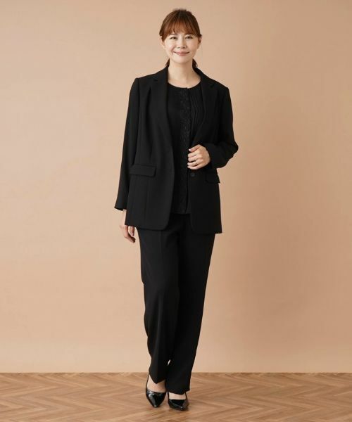 Leilian PLUS HOUSE / レリアンプラスハウス セットアップ | 【ブラックフォーマル】パンツスーツ | 詳細4