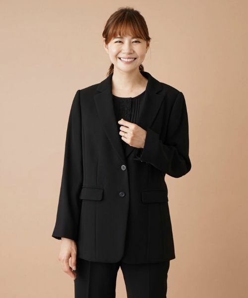 Leilian PLUS HOUSE / レリアンプラスハウス セットアップ | 【ブラックフォーマル】パンツスーツ | 詳細8