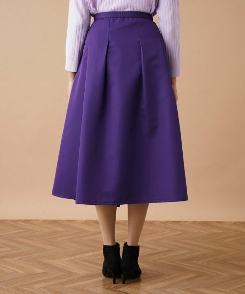 Leilian PLUS HOUSE / レリアンプラスハウス ミニ・ひざ丈スカート | タックスカート | 詳細6