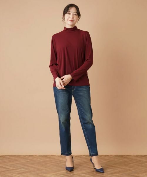 Leilian PLUS HOUSE / レリアンプラスハウス カットソー | ハイネックカットソー | 詳細1