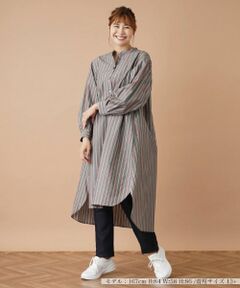Leilian PLUS HOUSE / レリアンプラスハウス シャツ・ブラウス | 羽織ブラウス【プラス企画】