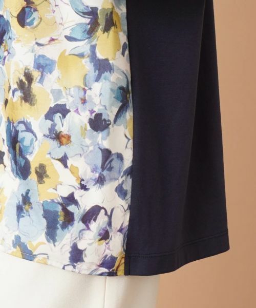 Leilian PLUS HOUSE / レリアンプラスハウス シャツ・ブラウス | 【店舗人気】フラワー柄切替タックブラウス【ERICA】【プラス企画】 | 詳細10