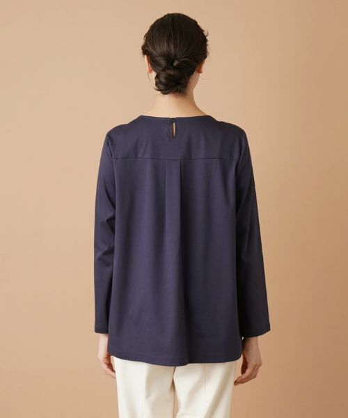 Leilian PLUS HOUSE / レリアンプラスハウス シャツ・ブラウス | 【店舗人気】フラワー柄切替タックブラウス【ERICA】【プラス企画】 | 詳細6