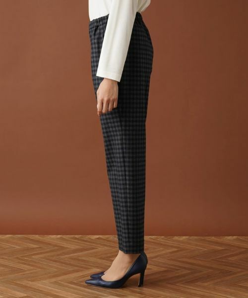 Leilian PLUS HOUSE / レリアンプラスハウス その他パンツ | シェパードチェッククロップドパンツ【プラス企画】 | 詳細5