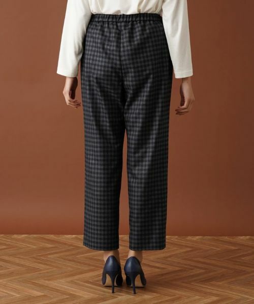 Leilian PLUS HOUSE / レリアンプラスハウス その他パンツ | シェパードチェッククロップドパンツ【プラス企画】 | 詳細6