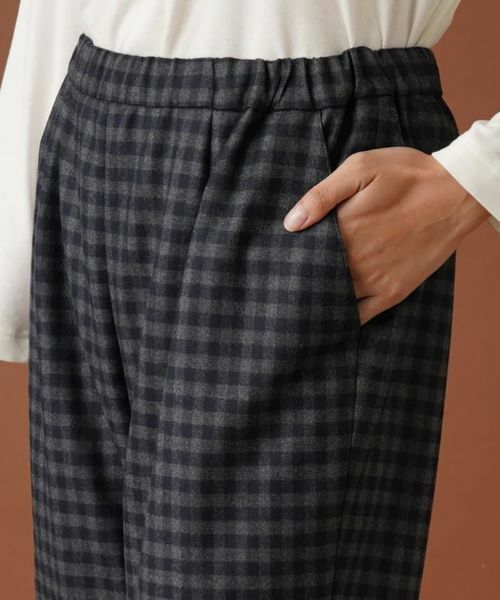 Leilian PLUS HOUSE / レリアンプラスハウス その他パンツ | シェパードチェッククロップドパンツ【プラス企画】 | 詳細8