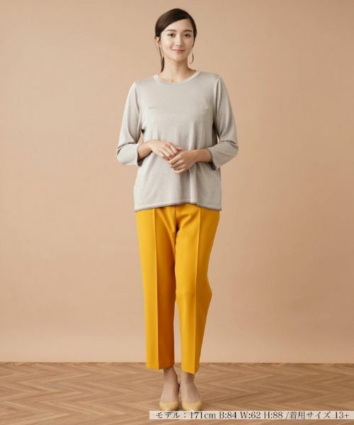 Leilian PLUS HOUSE / レリアンプラスハウス ニット・セーター | ラメニットプルオーバー | 詳細1