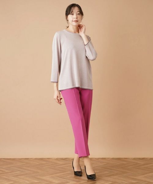 Leilian PLUS HOUSE / レリアンプラスハウス ニット・セーター | ラメニットプルオーバー | 詳細12