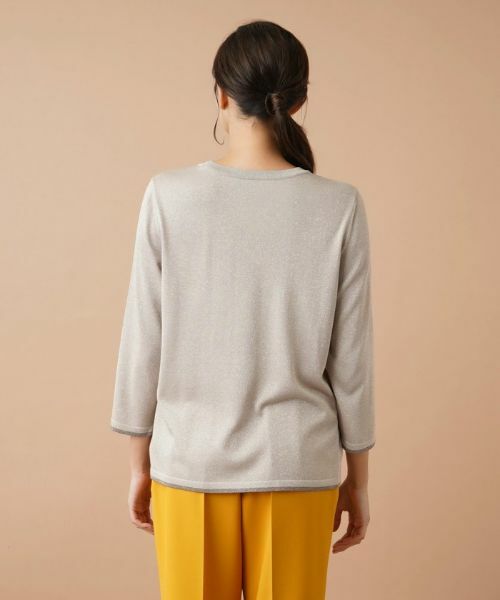 Leilian PLUS HOUSE / レリアンプラスハウス ニット・セーター | ラメニットプルオーバー | 詳細6