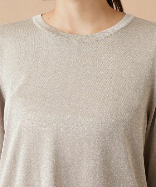 Leilian PLUS HOUSE / レリアンプラスハウス ニット・セーター | ラメニットプルオーバー | 詳細7