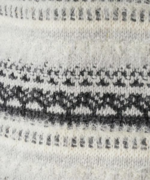 Leilian PLUS HOUSE / レリアンプラスハウス テーラードジャケット | フェアアイル柄切替フーデッドベスト | 詳細13