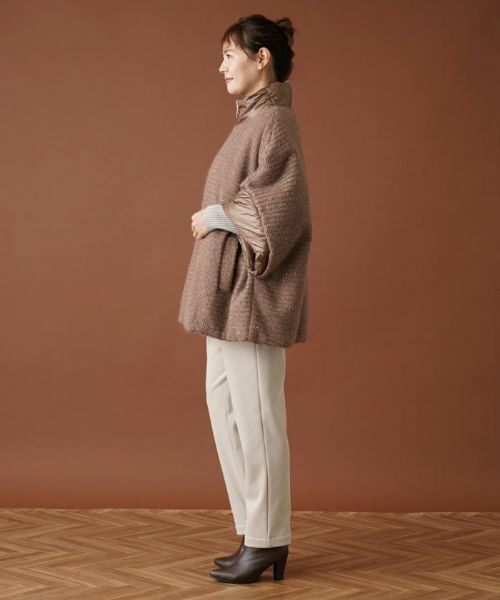 Leilian PLUS HOUSE / レリアンプラスハウス その他アウター | スパンコールハイネックブルゾン | 詳細2