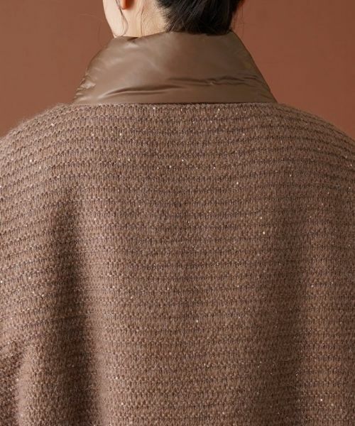 Leilian PLUS HOUSE / レリアンプラスハウス その他アウター | スパンコールハイネックブルゾン | 詳細9