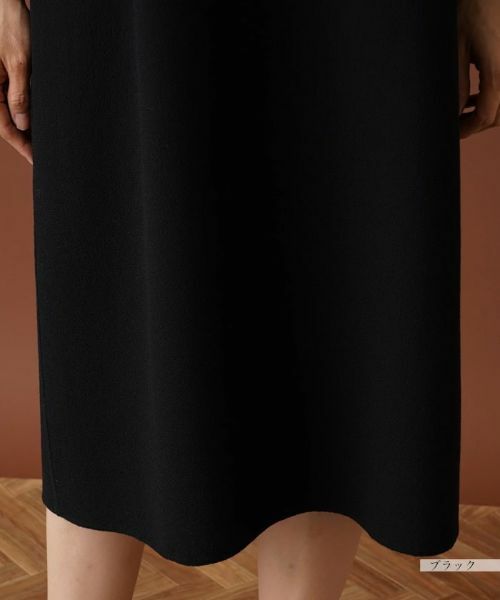 Leilian PLUS HOUSE / レリアンプラスハウス ドレス | 【セレモニー】クルーネックミディワンピース | 詳細13