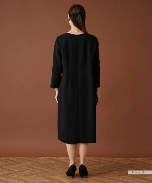 Leilian PLUS HOUSE / レリアンプラスハウス ドレス | 【セレモニー】クルーネックミディワンピース | 詳細9