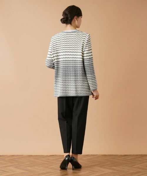 Leilian PLUS HOUSE / レリアンプラスハウス テーラードジャケット | ノーカラーニットジャケット | 詳細3