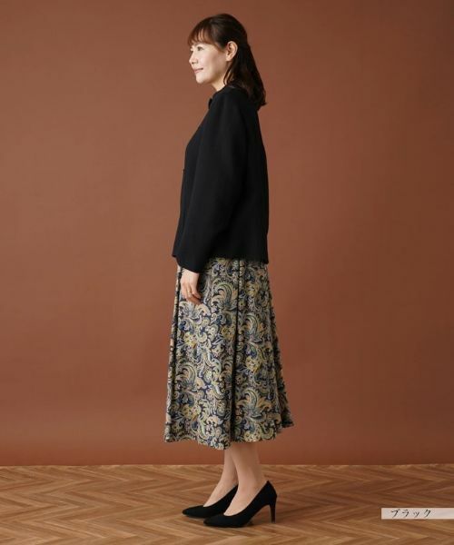 Leilian PLUS HOUSE / レリアンプラスハウス テーラードジャケット | スタンドカラーニットジャケット | 詳細5