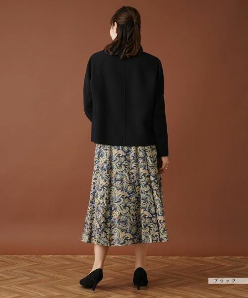 Leilian PLUS HOUSE / レリアンプラスハウス テーラードジャケット | スタンドカラーニットジャケット | 詳細6