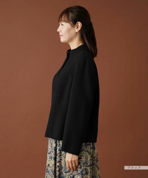 Leilian PLUS HOUSE / レリアンプラスハウス テーラードジャケット | スタンドカラーニットジャケット | 詳細8