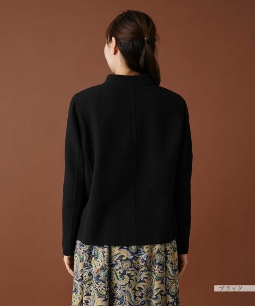 Leilian PLUS HOUSE / レリアンプラスハウス テーラードジャケット | スタンドカラーニットジャケット | 詳細9
