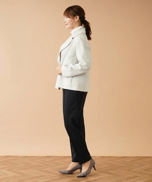 Leilian PLUS HOUSE / レリアンプラスハウス テーラードジャケット | ラウンドカラージャケット【STEFANONI】 | 詳細2
