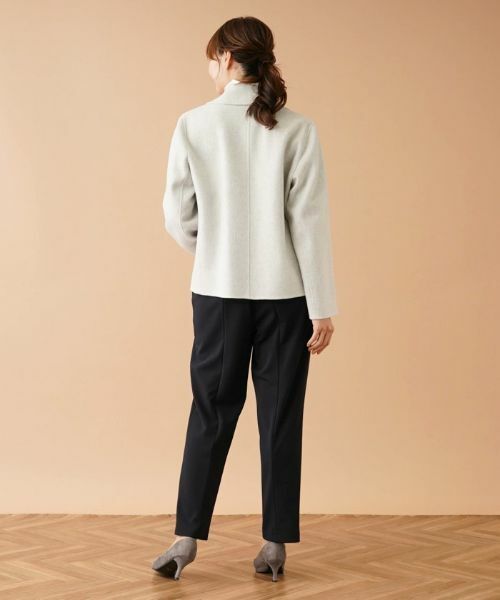 Leilian PLUS HOUSE / レリアンプラスハウス テーラードジャケット | ラウンドカラージャケット【STEFANONI】 | 詳細3