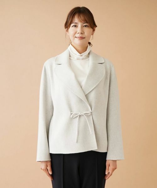 Leilian PLUS HOUSE / レリアンプラスハウス テーラードジャケット | ラウンドカラージャケット【STEFANONI】 | 詳細4