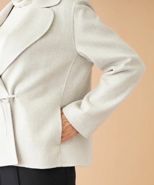 Leilian PLUS HOUSE / レリアンプラスハウス テーラードジャケット | ラウンドカラージャケット【STEFANONI】 | 詳細9