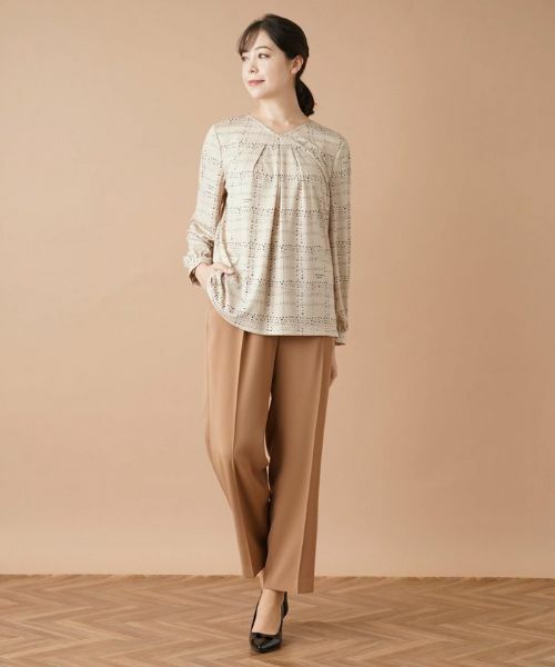 Leilian PLUS HOUSE / レリアンプラスハウス その他パンツ | 【セットアップ対応商品】センタープレスパンツ【ROCHAS Premiere】 | 詳細12