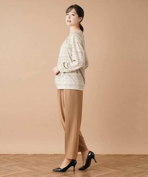 Leilian PLUS HOUSE / レリアンプラスハウス その他パンツ | 【セットアップ対応商品】センタープレスパンツ【ROCHAS Premiere】 | 詳細13