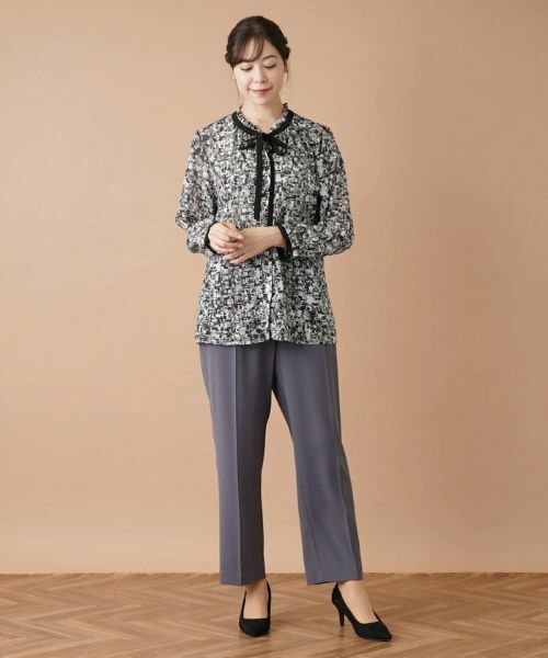 Leilian PLUS HOUSE / レリアンプラスハウス その他パンツ | 【セットアップ対応商品】センタープレスパンツ【ROCHAS Premiere】 | 詳細15