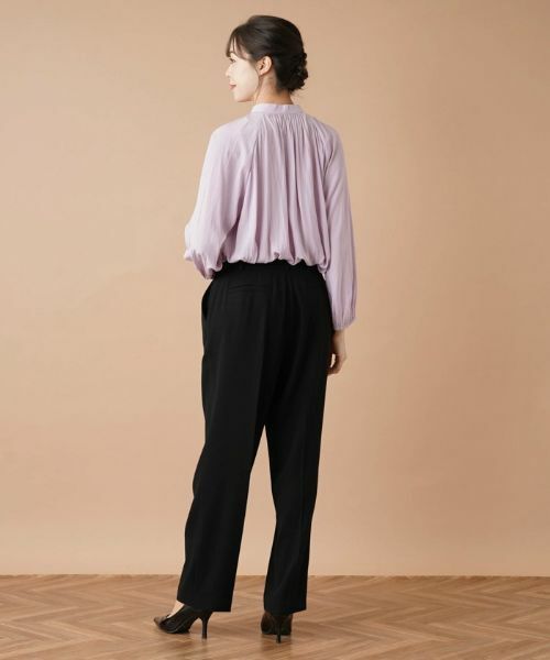 Leilian PLUS HOUSE / レリアンプラスハウス その他パンツ | 【セットアップ対応商品】センタープレスパンツ【ROCHAS Premiere】 | 詳細3