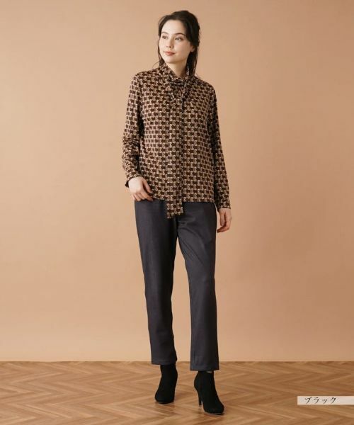 Leilian PLUS HOUSE / レリアンプラスハウス その他パンツ | 【店舗人気】ストレッチリバーシブルレギンスパンツ | 詳細1