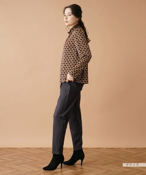 Leilian PLUS HOUSE / レリアンプラスハウス その他パンツ | 【店舗人気】ストレッチリバーシブルレギンスパンツ | 詳細2