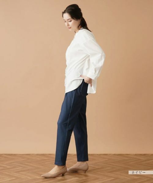 Leilian PLUS HOUSE / レリアンプラスハウス その他パンツ | 【店舗人気】ストレッチリバーシブルレギンスパンツ | 詳細6