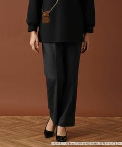 Leilian PLUS HOUSE / レリアンプラスハウス その他パンツ | センタープレスパンツ