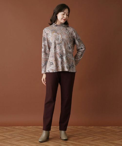 Leilian PLUS HOUSE / レリアンプラスハウス その他パンツ | 【あったか素材】洗えるスリムテーパードパンツ | 詳細1