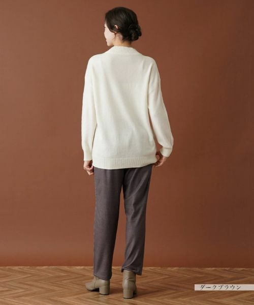 Leilian PLUS HOUSE / レリアンプラスハウス その他パンツ | 【あったか素材】洗えるリバーシブルパンツ | 詳細6