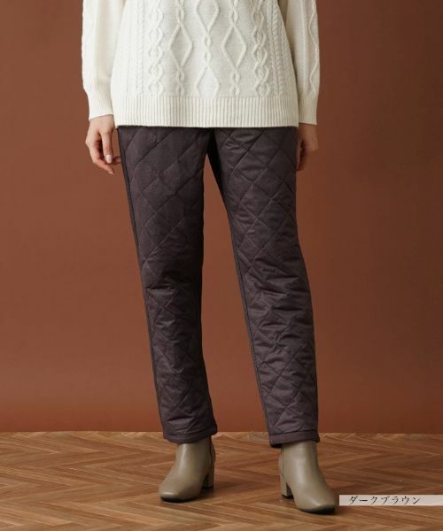 Leilian PLUS HOUSE / レリアンプラスハウス その他パンツ | 【あったか素材】洗えるリバーシブルパンツ | 詳細7