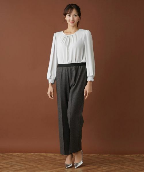 Leilian PLUS HOUSE / レリアンプラスハウス その他パンツ | ツイードテーパードパンツ | 詳細10