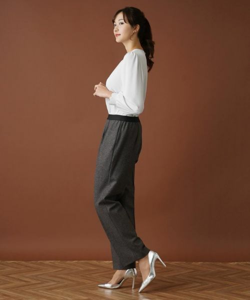 Leilian PLUS HOUSE / レリアンプラスハウス その他パンツ | ツイードテーパードパンツ | 詳細11